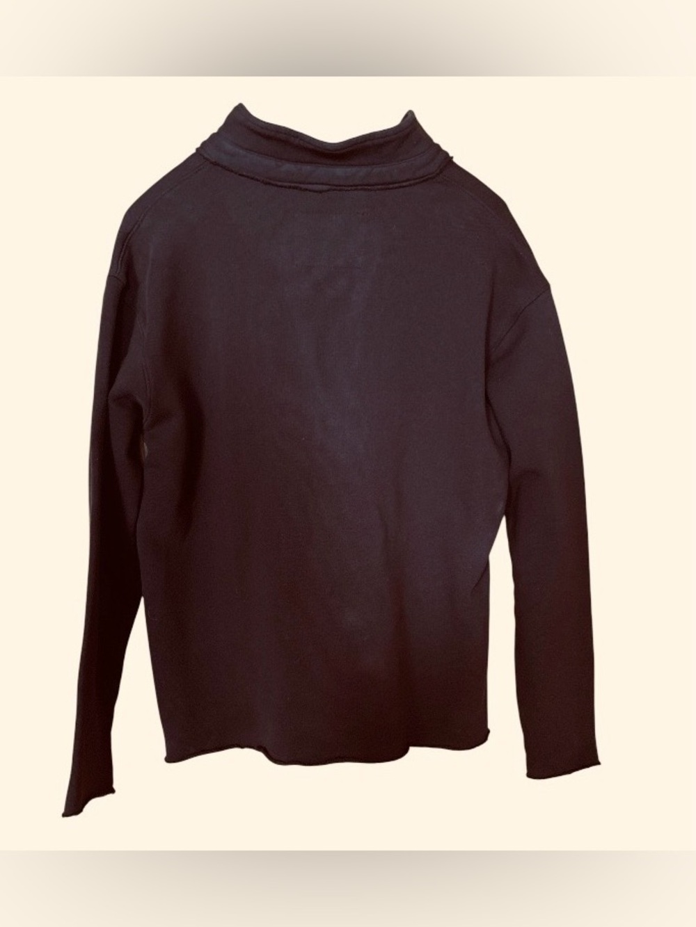 NWOT FRANK AND EILEEN PATRICK POPOVER HENLEY IN TRIPLE FLEECE COCO BROWN size L - Picture 7 of 7